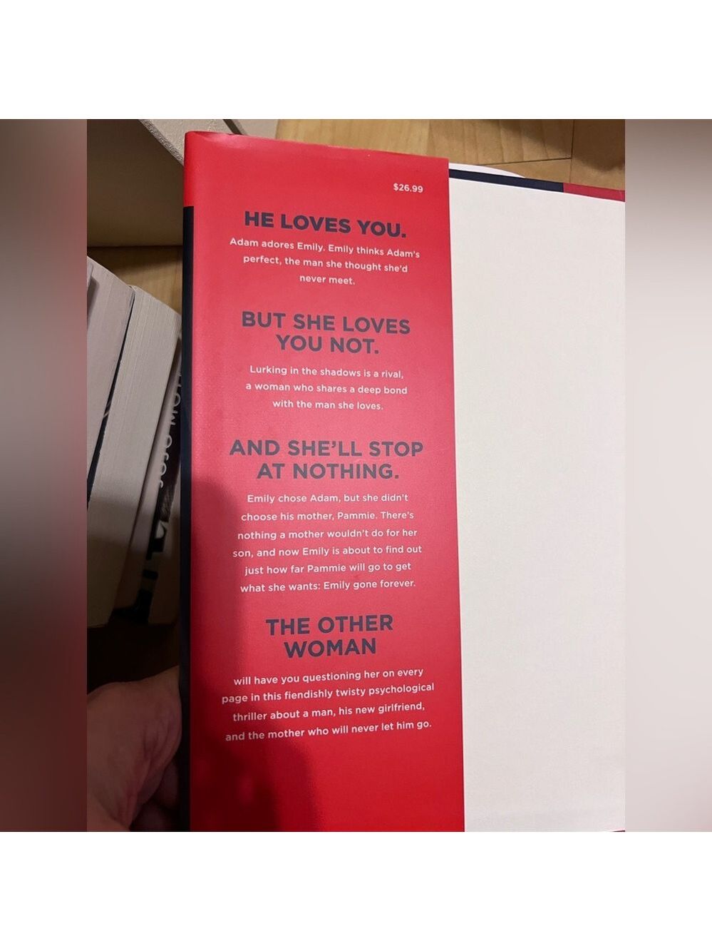 The Other Woman by Sandie Jones hardcover (BOTM) - Picture 2 of 2